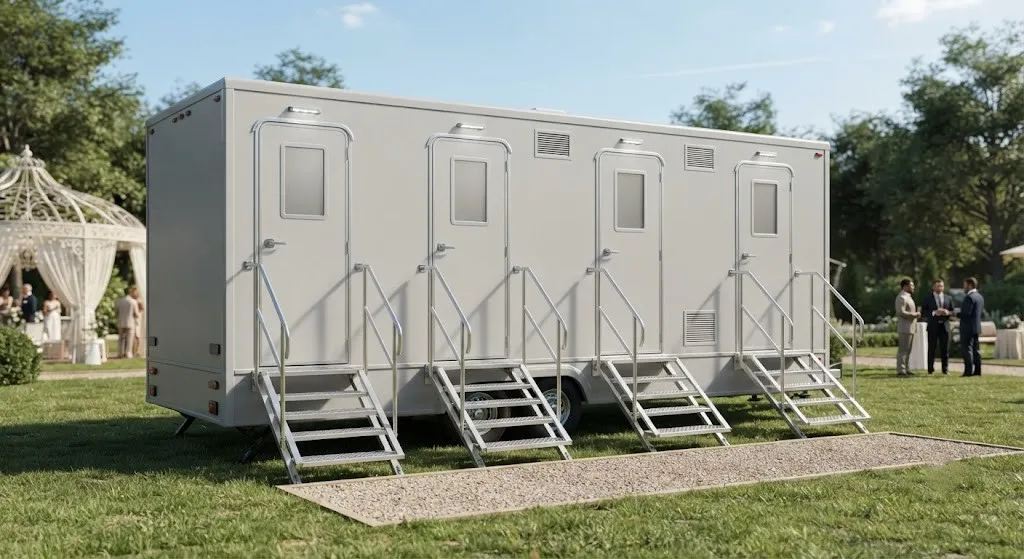 4 Stall Restroom Trailer in Laguna Niguel, CA