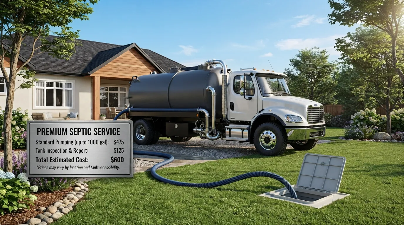 Septic Tank Pumping Cost in Laguna Niguel, CA
